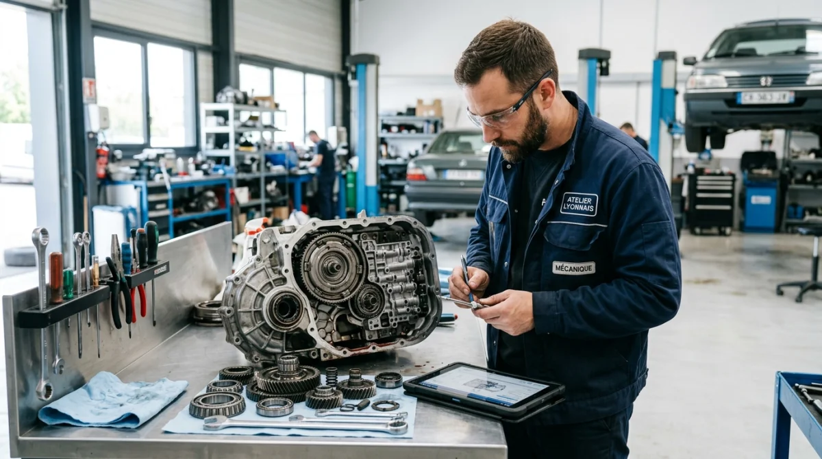 Réparation de boîte automatique à Lyon, le guide pratique pour choisir le bon atelier