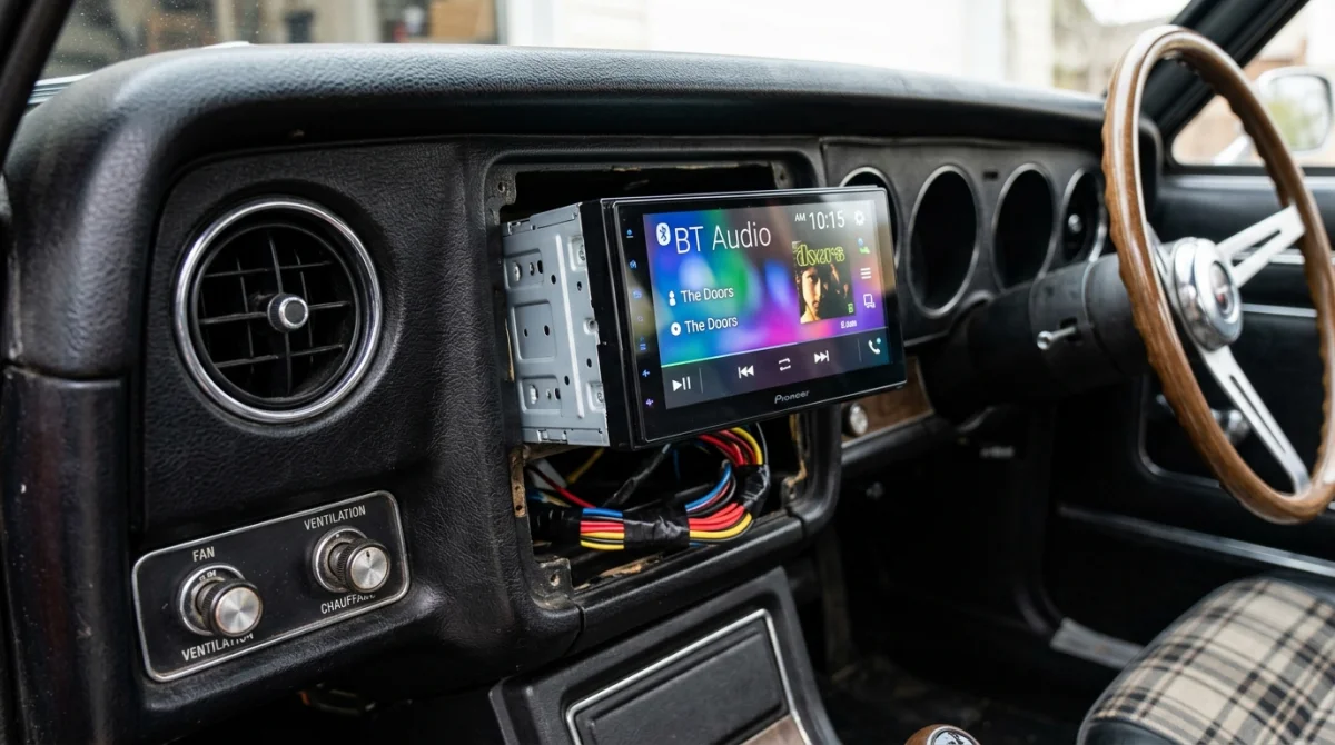 comment brancher un autoradio sur une vieille voiture