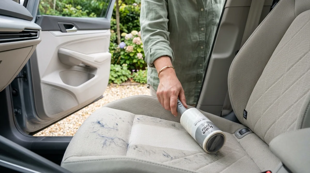 comment enlever les poils de chiens dans une voiture