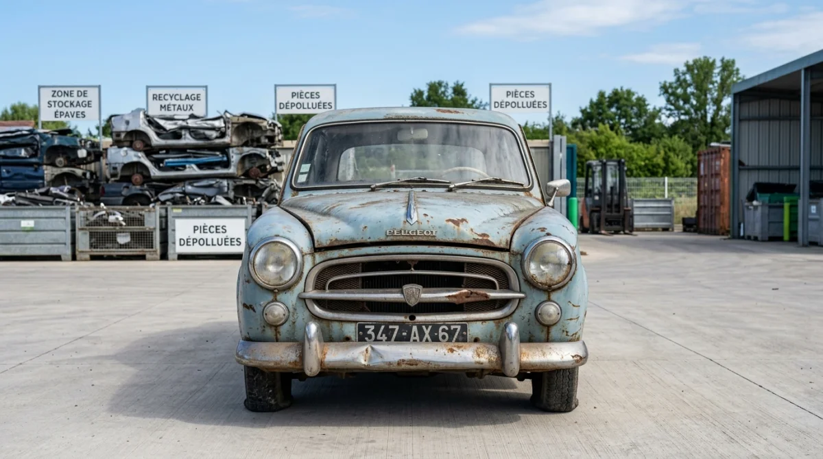 comment faire pour mettre une voiture à la casse