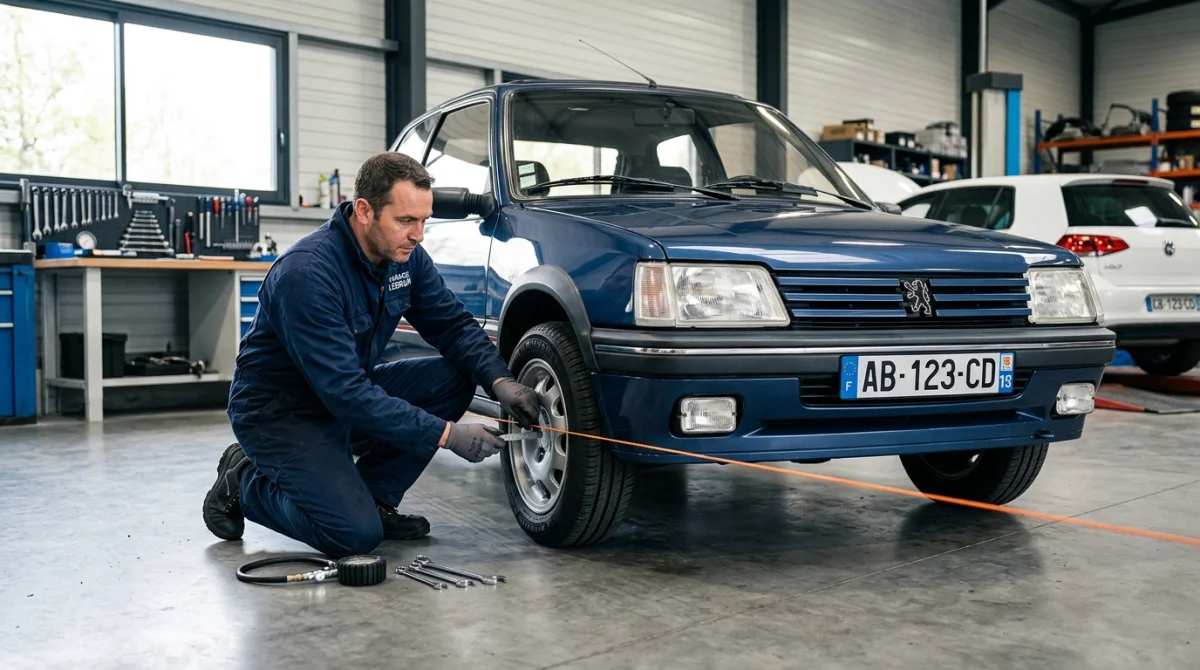 comment faire un parallélisme sur une voiture
