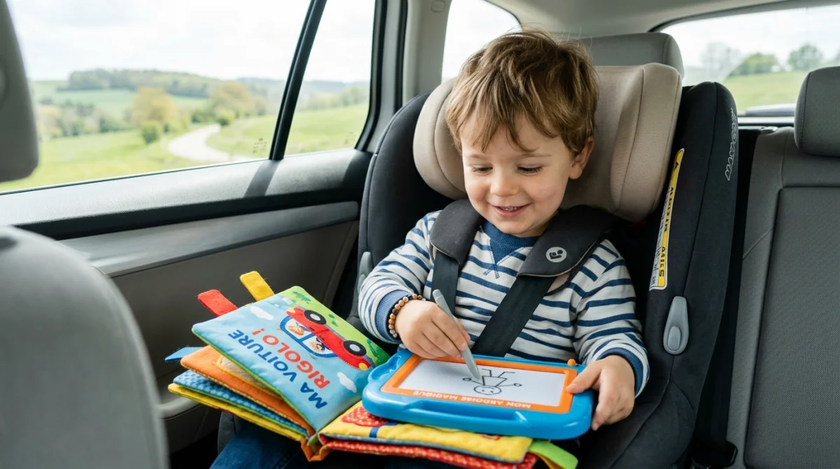 comment occuper bébé 2 ans en voiture